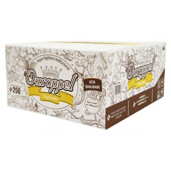 Papel Higiênico Rolão Ouropel Folha Dupla 8X250 mts